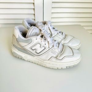 New Balance 550's White and Gray